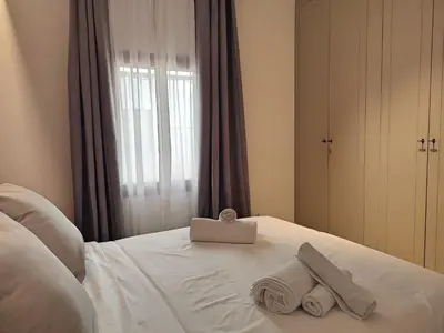 Cama o camas de una habitación en Alojamiento San Basilio Suite