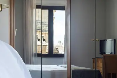 Cama o camas de una habitación en Eurostars Maimonides