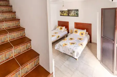Cama o camas de una habitación en Sunset Casita