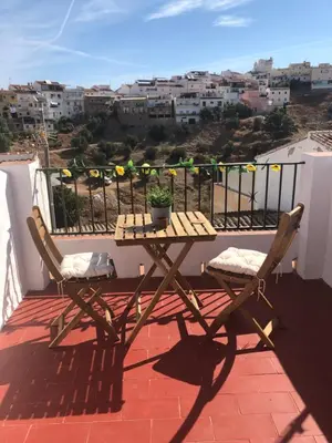 Un balcón o terraza de Sunset Casita