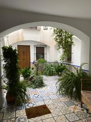 Jardín al aire libre en Apartamentos turísticos Cambil