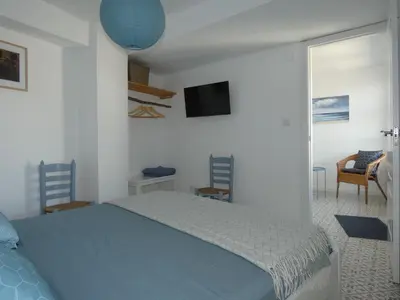 Cama o camas de una habitación en Casa Alegría