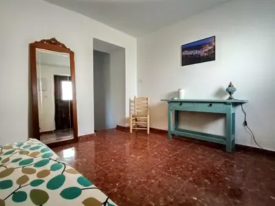 Cama o camas de una habitación en Casa Alegría