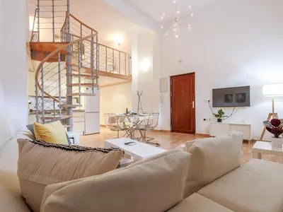 Zona de estar de Macarena Apartment Seville Center Parking Free