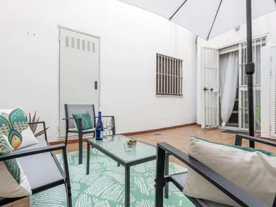 Zona de estar de Macarena Apartment Seville Center Parking Free