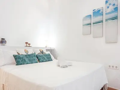 Cama o camas de una habitación en Macarena Apartment Seville Center Parking Free
