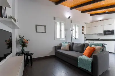 Zona de estar de Terrace & chill Urban Penthouse