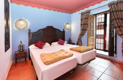 Cama o camas de una habitación en Safestay Cordoba Mezquita Catedral