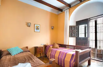 Cama o camas de una habitación en Safestay Cordoba Mezquita Catedral