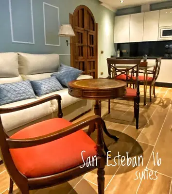Zona de estar de SUITES SAN ESTEBAN 16 Principe