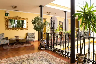 Zona de estar de Hotel Abanico Casa Palacio