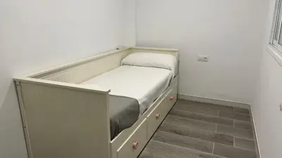 Cama o camas de una habitación en Apartamento Piedra Escrita