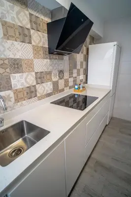 Una cocina o zona de cocina en Apartamento Piedra Escrita