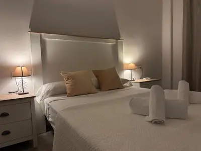 Cama o camas de una habitación en Apartamento La Verdad