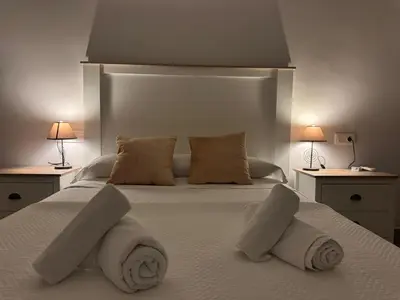 Cama o camas de una habitación en Apartamento La Verdad