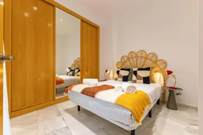 Cama o camas de una habitación en Terceros City Center Deluxe by Valcambre