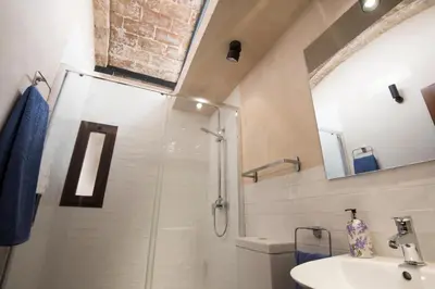 Un baño de Apartamento La Casa del Santo
