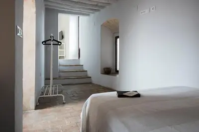 Cama o camas de una habitación en Apartamento La Casa del Santo