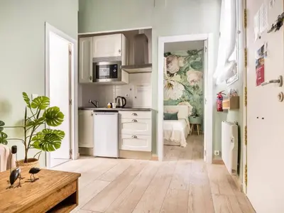 Una cocina o zona de cocina en Nuevo Recaredo - Vacacional Sevilla
