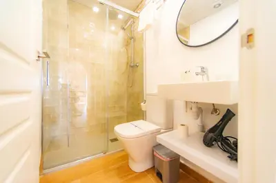 Un baño de Suites Casa San Mateo