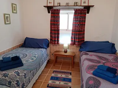 Cama o camas de una habitación en 3 Bed Lodge - Sleeps 6 - Pool - Terrace - Parking