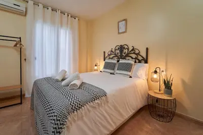 Cama o camas de una habitación en La Ruteña