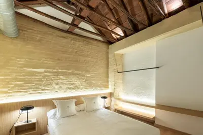 Cama o camas de una habitación en La Posada Del Alma