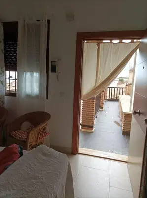 Cama o camas de una habitación en Casa San Isidro