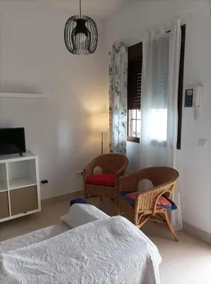 Cama o camas de una habitación en Casa San Isidro