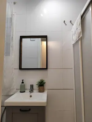 Un baño de Nieves Viejas Apartamento Fresco con patio en Córdoba