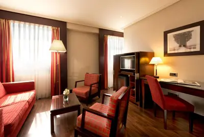 Zona de estar de Hotel Sevilla Center