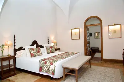 Cama o camas de una habitación en Monasterio de San Francisco