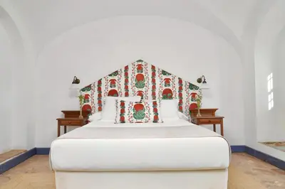 Cama o camas de una habitación en Monasterio de San Francisco
