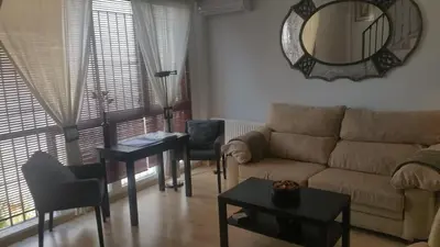 Zona de estar de Acogedor dúplex en el centro - Wifi