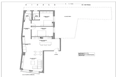 Plano de Céntrico Apartamento en Jaén 107 m2 2 baños 4 pax