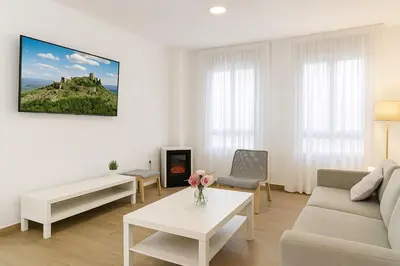Zona de estar de Céntrico Apartamento en Jaén 107 m2 2 baños 4 pax