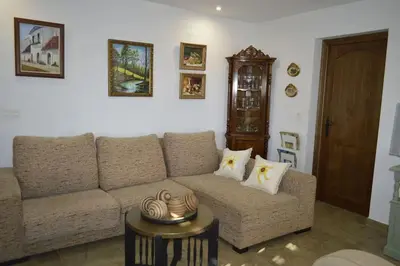 Zona de estar de Fantastic Private Villa with pool near Ardales and Caminito del Rey