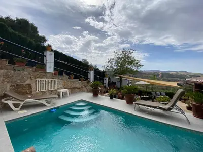 Piscina en o cerca de Fantastic Private Villa with pool near Ardales and Caminito del Rey