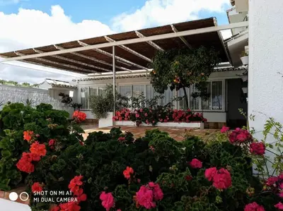 Jardín al aire libre en Vivienda Rural Las Bartolas