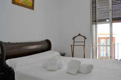 Cama o camas de una habitación en SunShine San Pablo