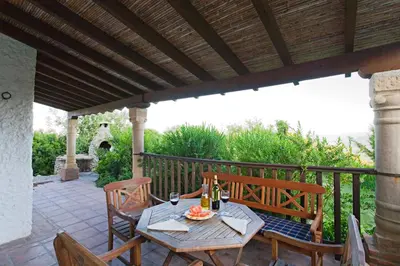 Un balcón o terraza de Villa La Torre Rocabella