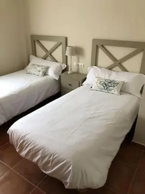 Cama o camas de una habitación en Casa Picual, Mancha Real, Jaén