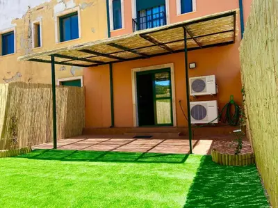 Jardín al aire libre en Casa Picual, Mancha Real, Jaén