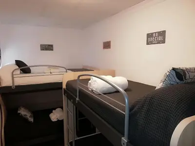 Cama o camas de una habitación en Caño de Hierro
