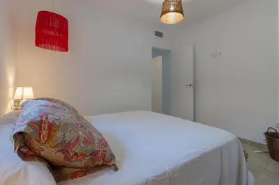 Cama o camas de una habitación en Precioso apartamento junto al Palacio de Orive