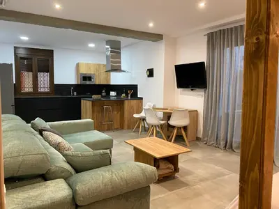 Una cocina o zona de cocina en Apartamentos La Cámara II Córdoba Corredera