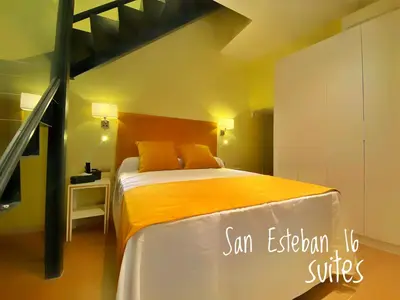 Cama o camas de una habitación en TRIPLEX SAN ESTEBAN 16 SEÑORIAL