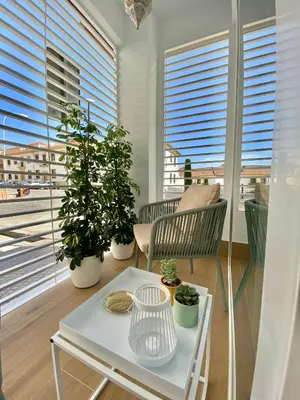Un balcón o terraza de LOFT DELUXE ALMA GARDEN
