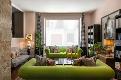 Zona de estar de Hotel Carmen Boutique