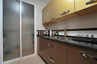 Una cocina o zona de cocina en Alojamiento Alcantara